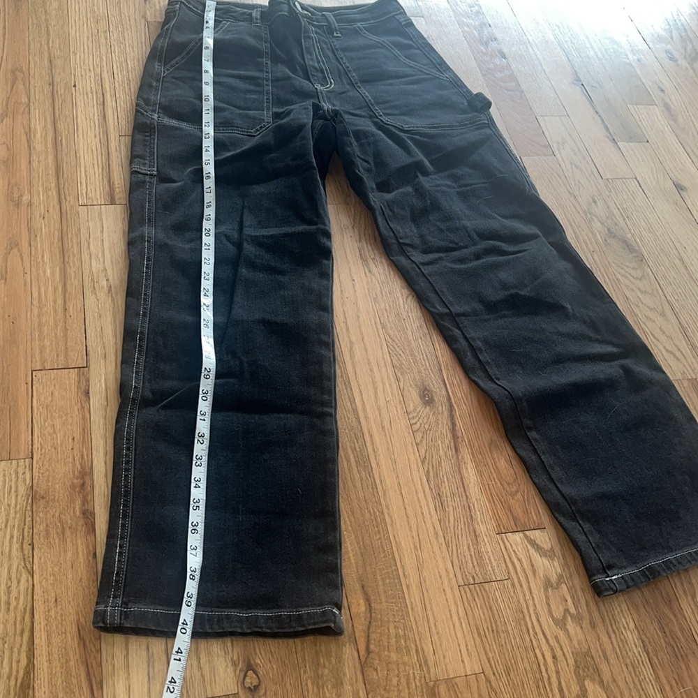 Just Black Denim Carpenter Jeans in Washes Black Size 28 - fits big! - Picture 7 of 11